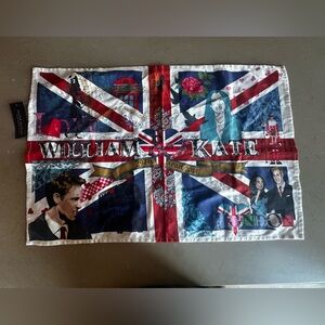 William & Kate Wedding Commemorative Tea Towel - Red, Blue, White 🆕 NWT